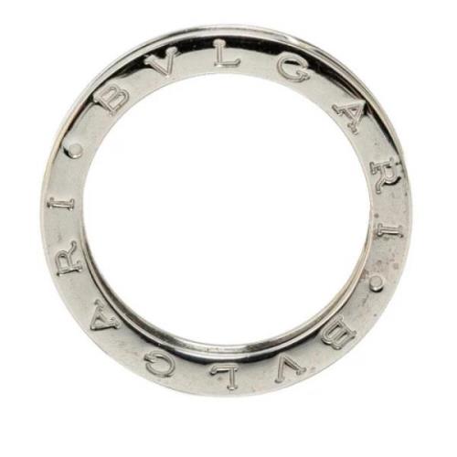 Pre-owned Metal rings Bvlgari Vintage , Gray , Heren