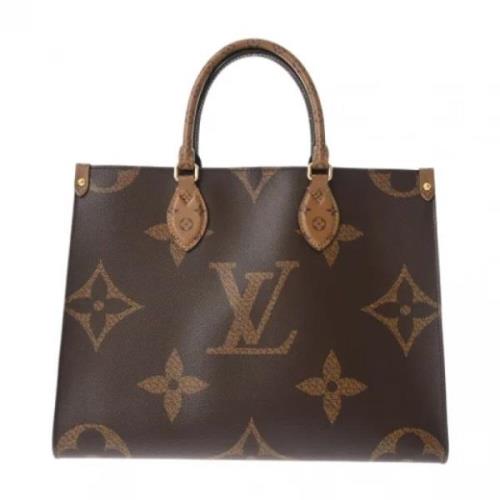 Pre-owned Canvas louis-vuitton-bags Louis Vuitton Vintage , Brown , Da...