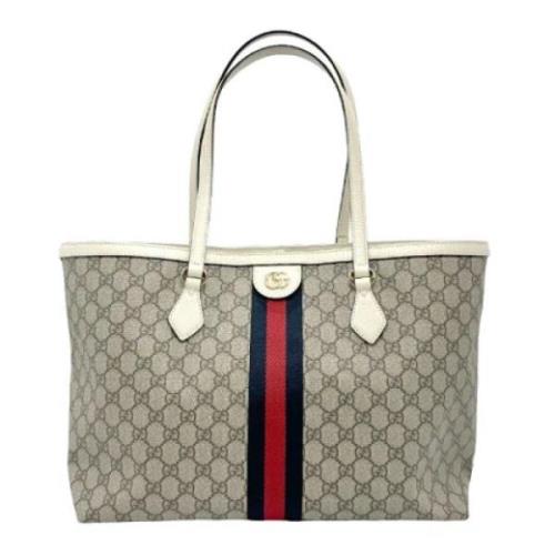 Pre-owned Fabric gucci-bags Gucci Vintage , Beige , Dames