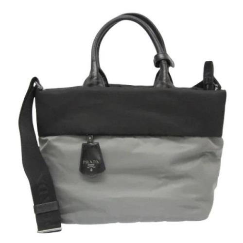 Pre-owned Fabric prada-bags Prada Vintage , Gray , Dames