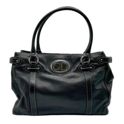 Pre-owned Leather dior-bags Dior Vintage , Black , Dames