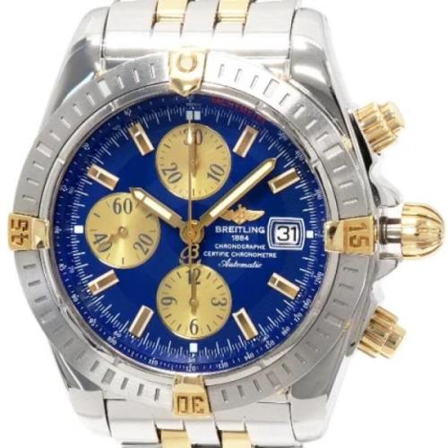 Pre-owned Metal watches Breitling Pre-owned , Blue , Heren