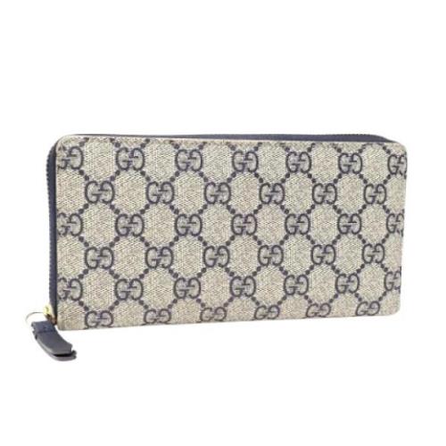 Pre-owned Plastic wallets Gucci Vintage , Beige , Dames