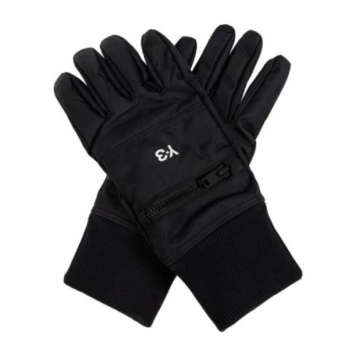 Handschoenen met zak Y-3 , Black , Unisex