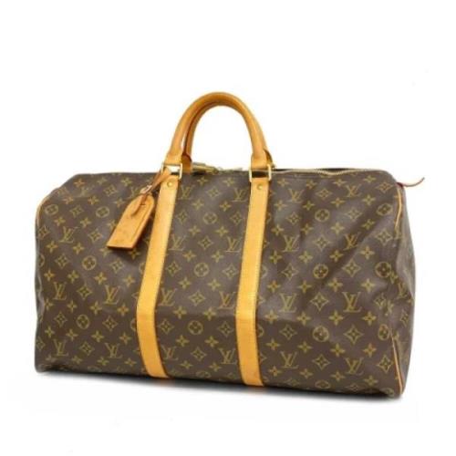 Pre-owned Canvas louis-vuitton-bags Louis Vuitton Vintage , Brown , Da...