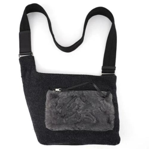 Pre-owned Wool prada-bags Prada Vintage , Black , Dames