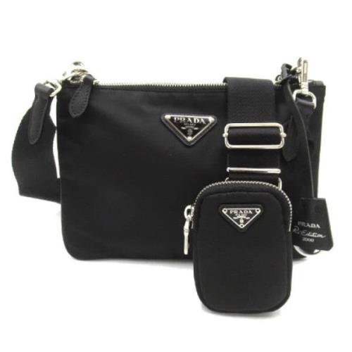 Pre-owned Nylon prada-bags Prada Vintage , Black , Dames