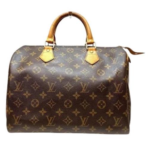 Pre-owned Canvas louis-vuitton-bags Louis Vuitton Vintage , Brown , Da...