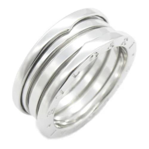 Pre-owned White Gold rings Bvlgari Vintage , Gray , Unisex