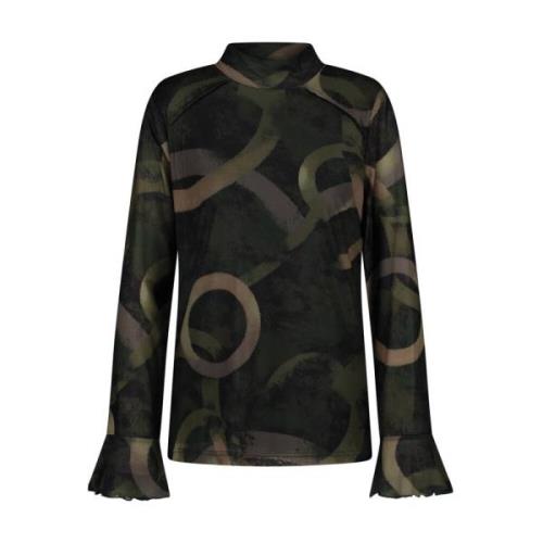 Dumphries Top Lange Mouw Nukus , Green , Dames