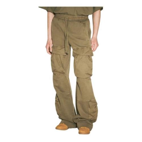 Katoen Fleece Utility Track Broek Entire Studios , Green , Heren