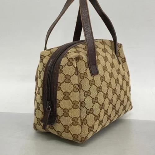 Pre-owned Canvas gucci-bags Gucci Vintage , Brown , Dames