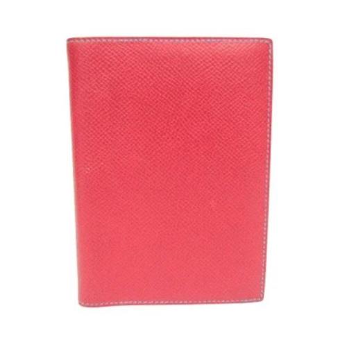 Pre-owned Leather wallets Hermès Vintage , Red , Unisex