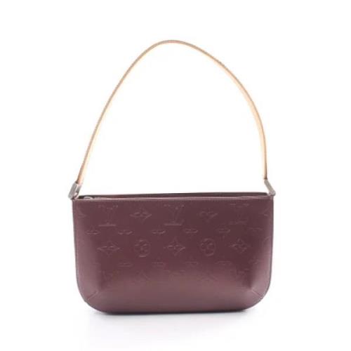 Pre-owned Leather louis-vuitton-bags Louis Vuitton Vintage , Purple , ...