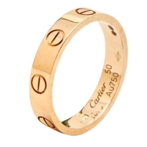 Pre-owned Yellow Gold rings Cartier Vintage , Yellow , Dames