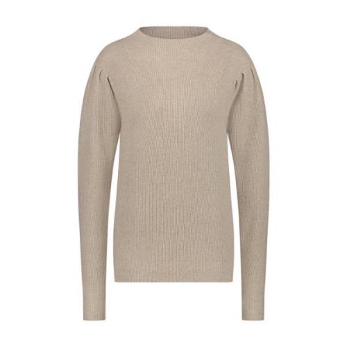 Lana Pullover met Lurex Nukus , Beige , Dames