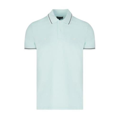 Essentials Piquet Polo in Sky Kleur Emporio Armani , Blue , Heren