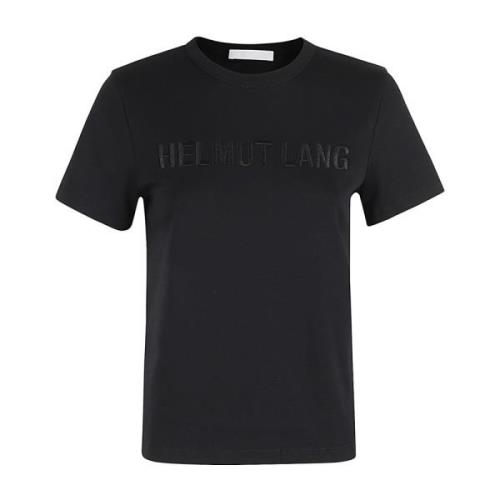 Slim Logo T-shirt Helmut Lang , Black , Dames