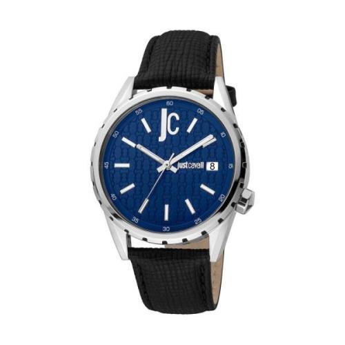 Multicolor Heren Analoge Leren Horloge Just Cavalli , Multicolor , Her...