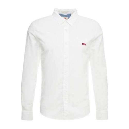 Batterij Slim Fit Heren Overhemd Levi's , White , Heren