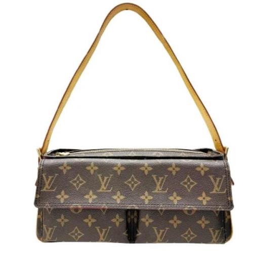 Pre-owned Canvas louis-vuitton-bags Louis Vuitton Vintage , Brown , Da...