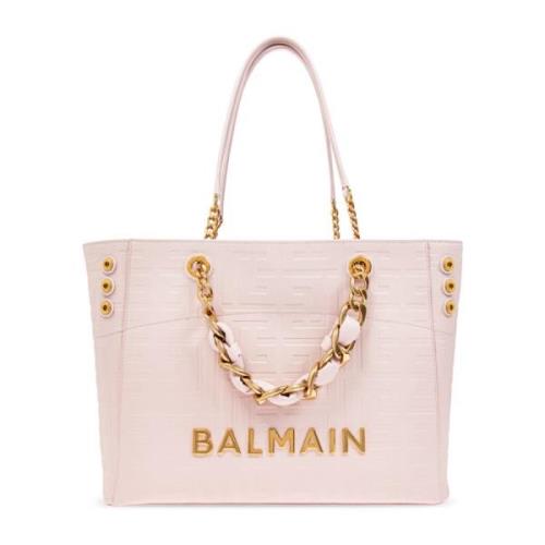 Tas 1945 Zachte type Shopper Balmain , Pink , Dames