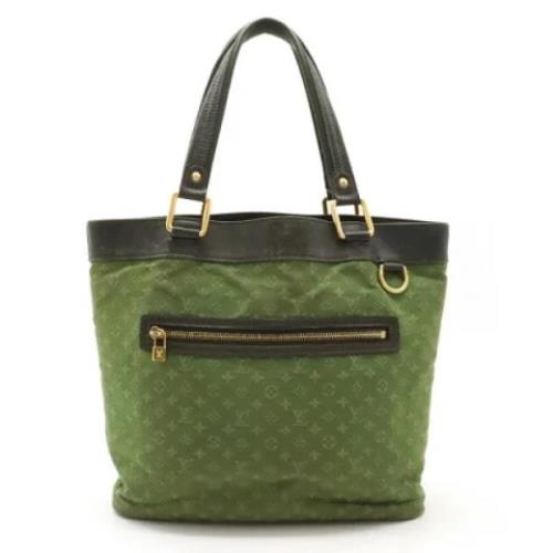 Pre-owned Canvas louis-vuitton-bags Louis Vuitton Vintage , Green , Da...