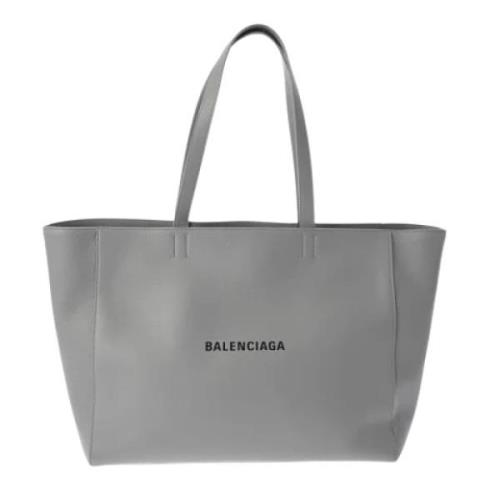 Pre-owned Leather balenciaga-bags Balenciaga Vintage , Gray , Dames