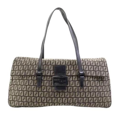 Pre-owned Canvas fendi-bags Fendi Vintage , Brown , Dames