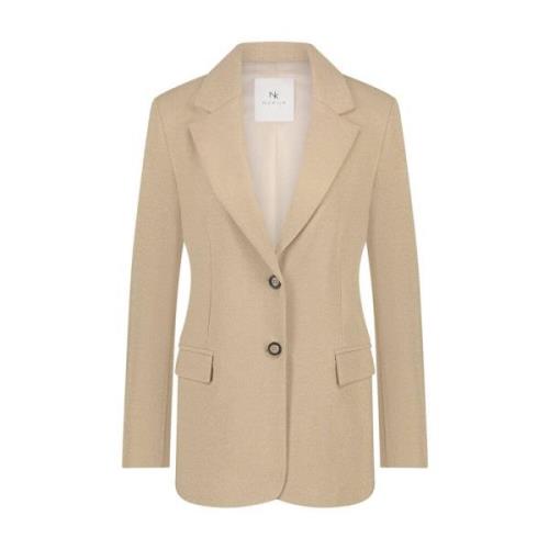 Lurex Blazer Fw24029 Nukus , Yellow , Dames