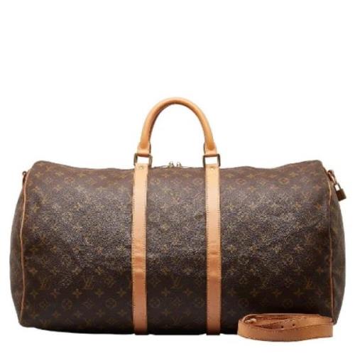 Pre-owned Canvas louis-vuitton-bags Louis Vuitton Vintage , Brown , Da...