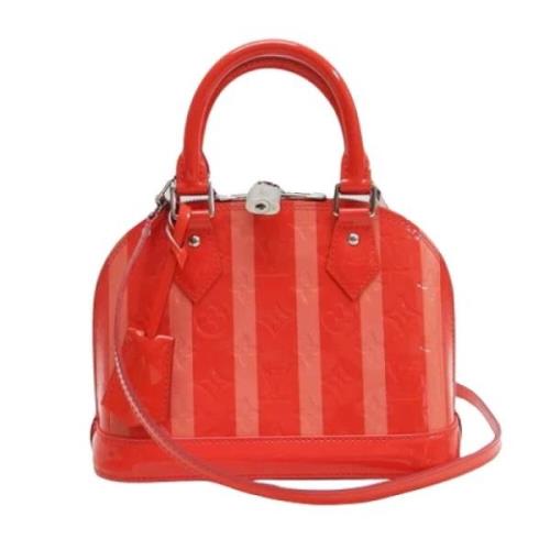 Pre-owned Leather louis-vuitton-bags Louis Vuitton Vintage , Red , Dam...