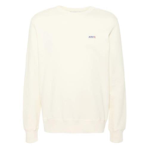 Witte Sweater met Logopatch Autry , White , Heren