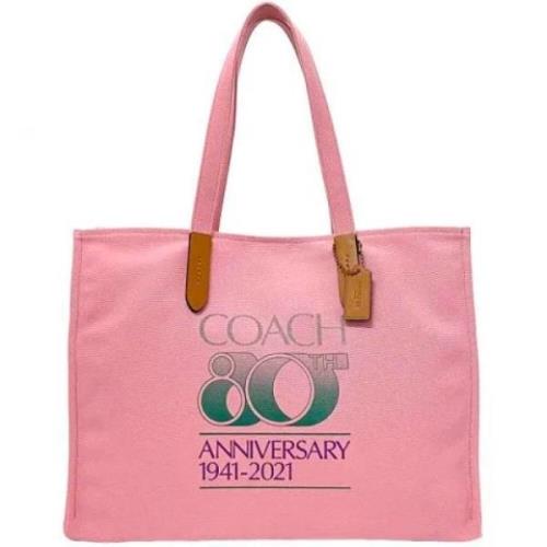 Pre-owned Canvas totes Coach Pre-owned , Pink , Dames