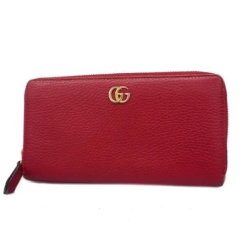 Pre-owned Leather wallets Gucci Vintage , Red , Unisex