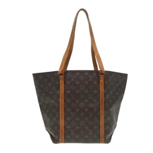 Pre-owned Canvas totes Louis Vuitton Vintage , Brown , Dames