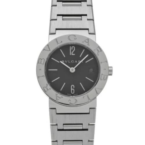 Pre-owned Stainless Steel watches Bvlgari Vintage , Gray , Dames