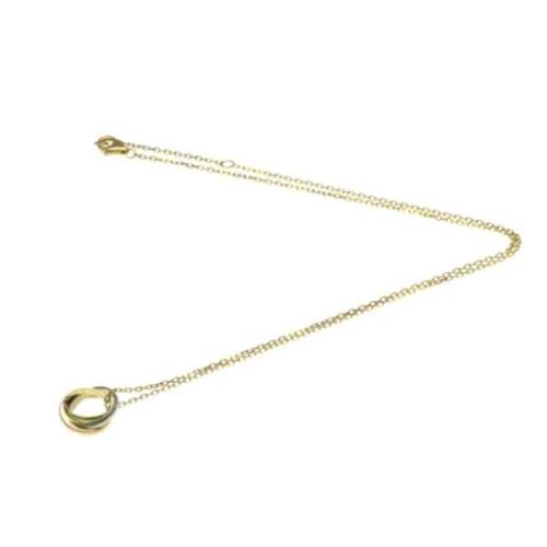 Pre-owned Rose Gold necklaces Cartier Vintage , Yellow , Dames