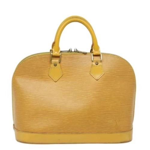 Pre-owned Leather louis-vuitton-bags Louis Vuitton Vintage , Yellow , ...