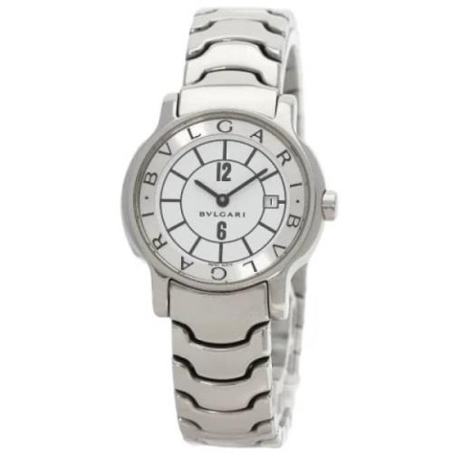 Pre-owned Stainless Steel watches Bvlgari Vintage , Gray , Dames