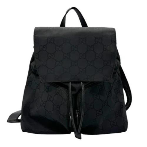 Pre-owned Nylon gucci-bags Gucci Vintage , Black , Dames