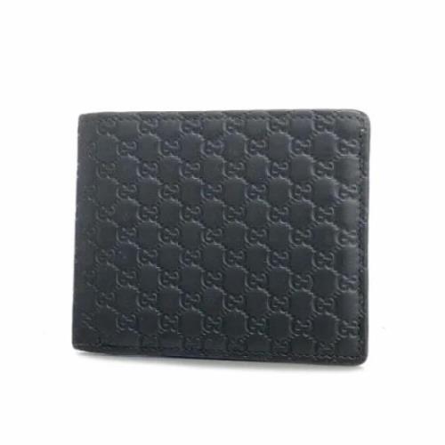 Pre-owned Fabric wallets Gucci Vintage , Black , Unisex