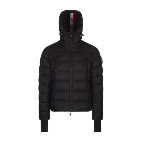 Zwarte Camurac donsjack Lichtgewicht buitenkleding Moncler , Black , H...