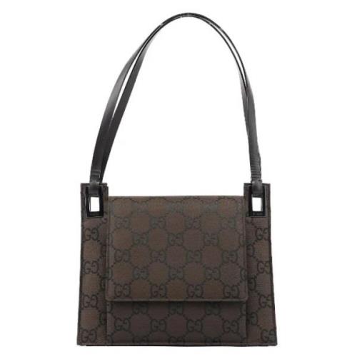 Pre-owned Canvas gucci-bags Gucci Vintage , Brown , Dames