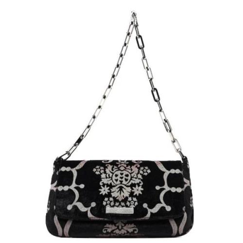 Pre-owned Velvet handbags Gucci Vintage , Black , Dames