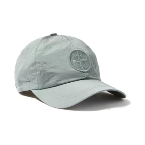 Verstelbare Trekkoord Nylon Metal Baret Stone Island , Gray , Heren