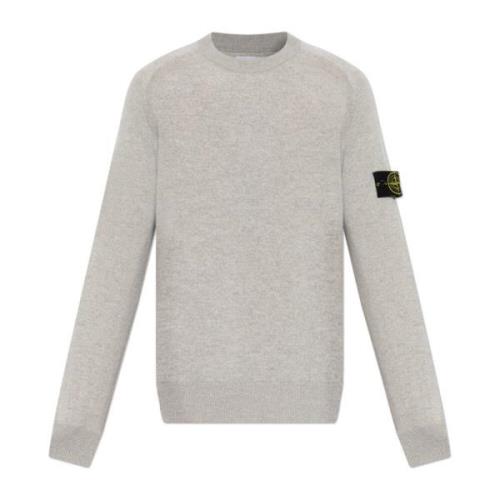 Trui met logo Stone Island , Gray , Heren