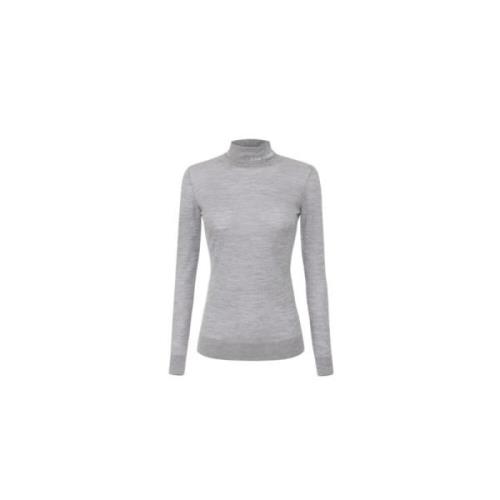 Stijlvolle Gebreide Top Elisabetta Franchi , Gray , Dames