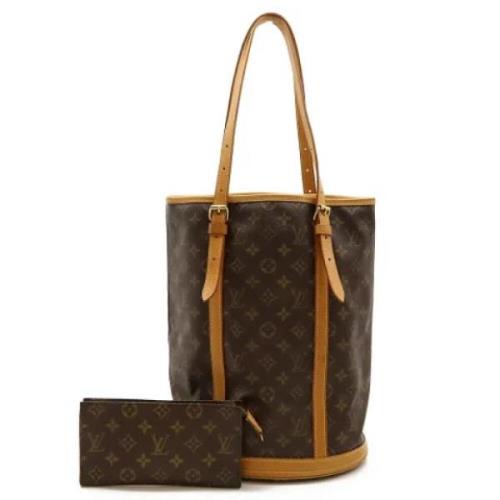 Pre-owned Fabric louis-vuitton-bags Louis Vuitton Vintage , Brown , Da...