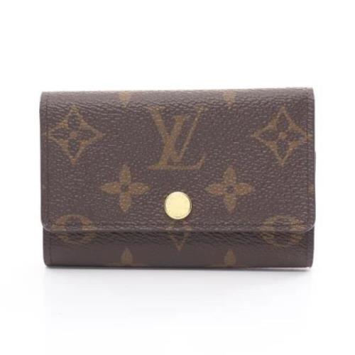 Pre-owned Canvas key-holders Louis Vuitton Vintage , Brown , Dames